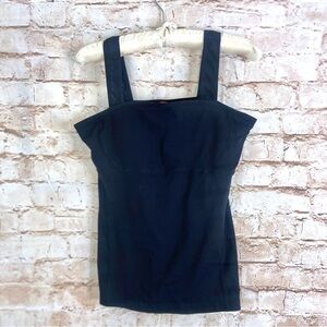 Lucy Black Activewear Tank w/ Back Pocket Size Medium